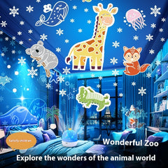 Dream Starry Sky Music Box Birthday Gift Crown Starry Sky Projection Lamp