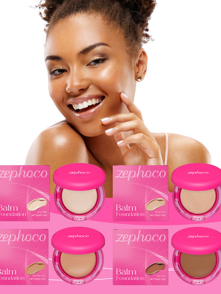 zephoco Moisturizing Foundation, Light, Moisturizing And Moisturizing Skin, Concealer Clear Oil And Dry Skin