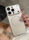 Solid Color All-inclusive Magnetic Phone Case Nano Frosted Glass For Magsafe Phone Case For I Phone 17 Air 16 15 14 13 Pro Max Magnetic Wireless Charge Armor Cover