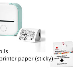 Portable Mini Thermal Label Printer Home Photo Printer Student Wrong Question Printer Bluetooth-compatible Mini Label Printer Price Tag