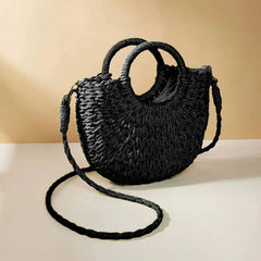 Grass woven bag women's bag ins versatile beach bag