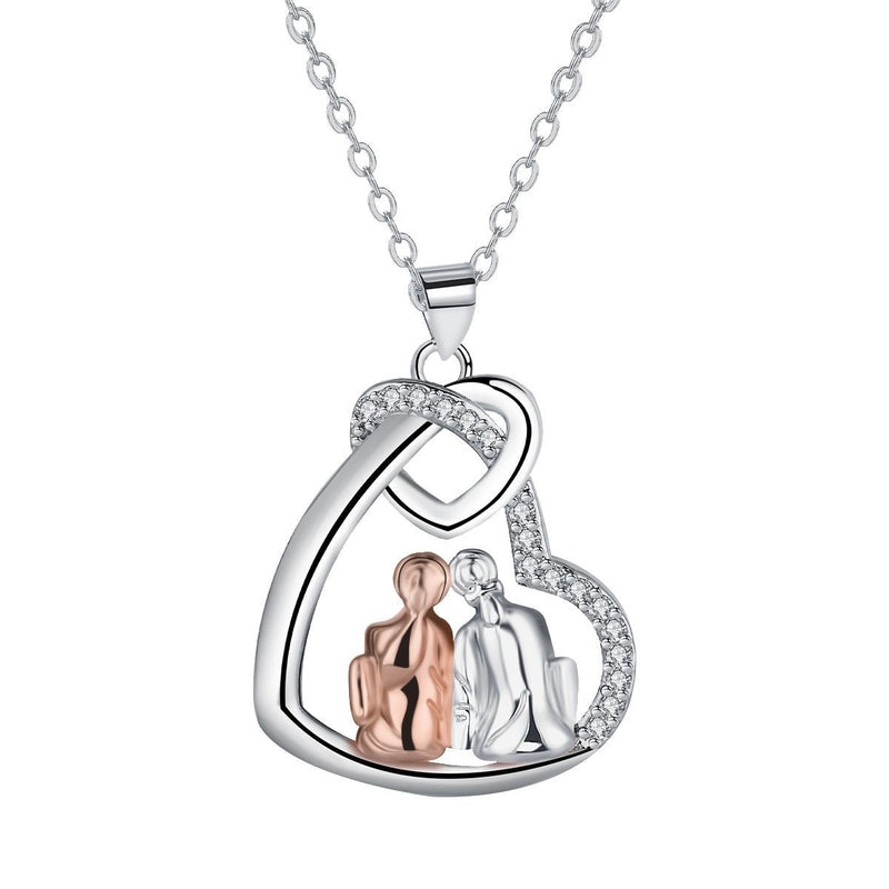 Love Sisters Necklace Female Clavicle Chain Girlfriends' Gift Gift