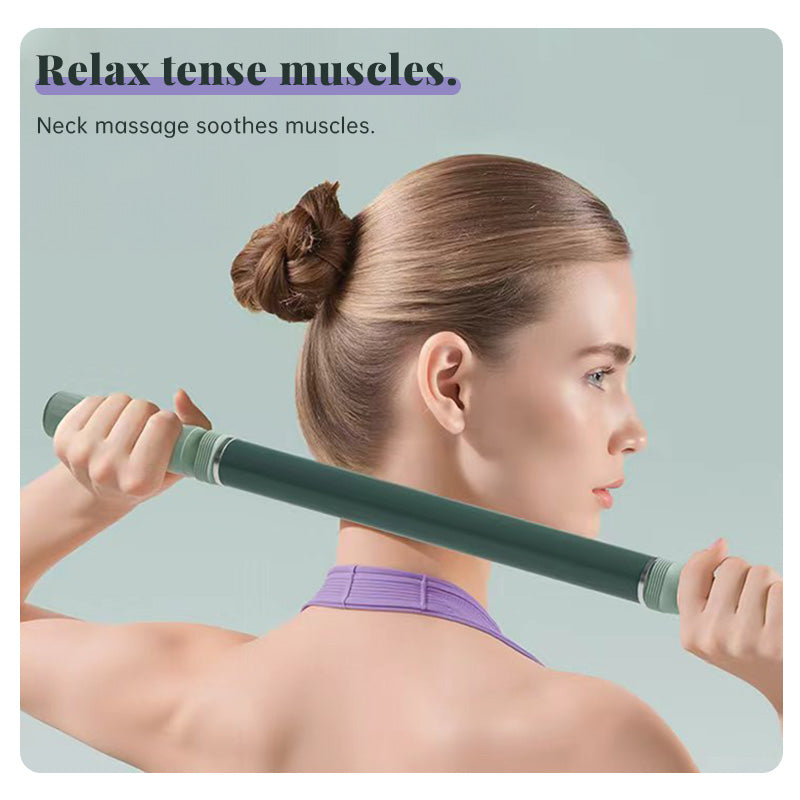 Yoga Stretching Stick — Deep Tissue Massage & Flexibility Training Rod for Home, Sports & Outdoor