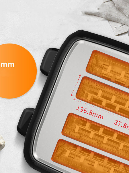 Home Automatic Multifunctional Toaster Four Slot Export
