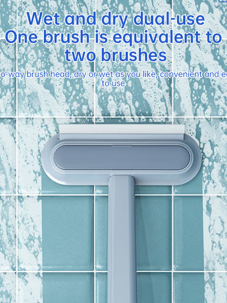 3-in-1 Pet Hair Remover Brush: Long-handle window & pet fur cleaning tool for cat/dog hair.