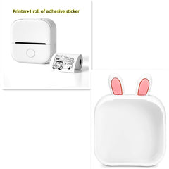 Portable Mini Thermal Label Printer Home Photo Printer Student Wrong Question Printer Bluetooth-compatible Mini Label Printer Price Tag