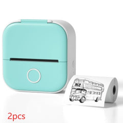 Portable Mini Thermal Label Printer Home Photo Printer Student Wrong Question Printer Bluetooth-compatible Mini Label Printer Price Tag