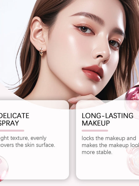 Hoygi Moisturizing Protection Spray, Light Transparent Oil Control Long-Lasting Matte Natural Mist Anti-Rub Protection Spray