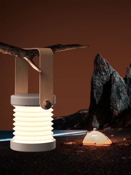 Foldable Touch Dimmable Reading LED Night Light Portable Lantern Lamp USB Rechargeable For Home Decor