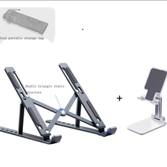 Laptop Stand Foldable Portable Cooling Pad Elevated N3 Bracket Aluminum Desktop Stable Computer Stand