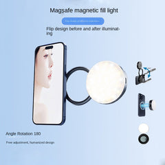 YSH-126 Magnetic Phone Fill Light — 126 LED MagSafe Photography Lamp for Live Streaming & Video Calls