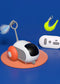 Pet Attraction Running Car Smart Toy Teaser Wand Feather Toy Autonomous Driving Mode
