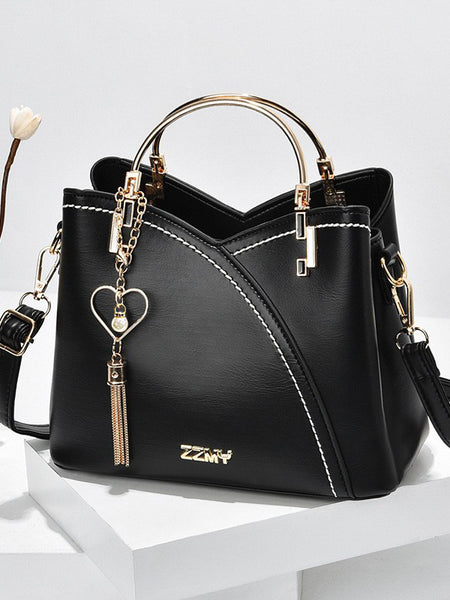 Trendy Handbag Korean Style Color Block Large Capacity Women's Bag Fashion Shoulder Crossbody Bag Wholesale Cross-border Bucket Bag