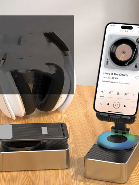 Mobile Phone Bracket Audio Two-in-one Rotating Foldable