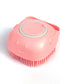 Silicone Dog Bath Massage Gloves Brush Pet Cat Bathroom Cleaning Tool Comb Brush For Dog Can Pour Shampoo Dog Grooming Supplies