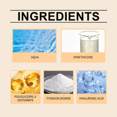 Eelhope Face Cc Cream, Natural Concealer Long-Lasting Moisturizing And Brightening Outdoor Protective Toner Cream