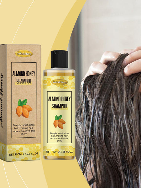 WoodSleep Almond Honey Shampoo Nourishes And Pampers Hair With Softness And Shine