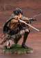 Attack on the giant army commander Liweier's figurine battle damage kneeling posture blood battle figurine anime model