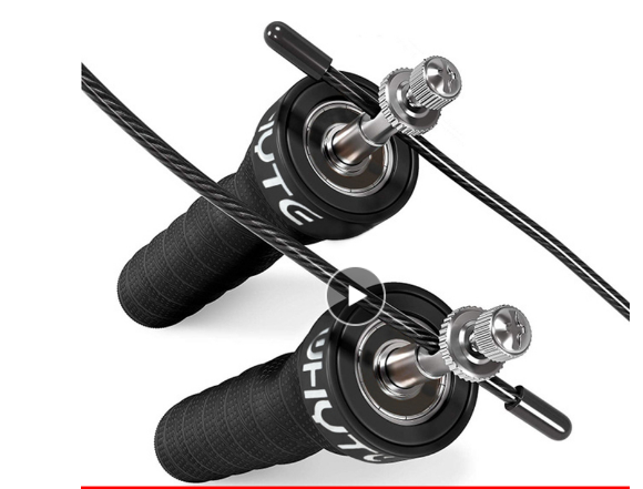 3mm Fitness Speed Jump Rope Crossfit Skipping Ropes Weighted Jumping Excise Workout with Ball Bearings Anti-Slip Handles