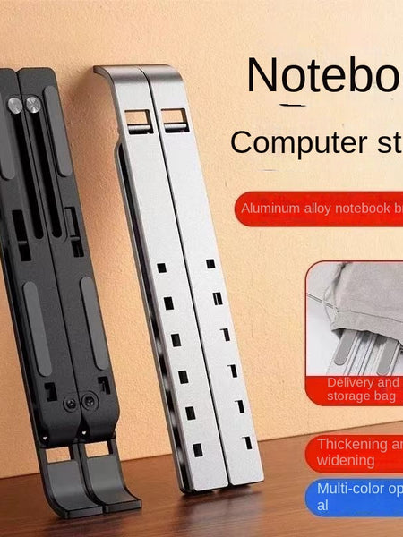 Laptop Stand Foldable Portable Cooling Pad Elevated N3 Bracket Aluminum Desktop Stable Computer Stand