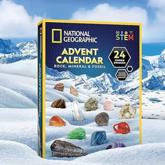 Advent Calendar Rock Blind Box 24-Day Countdown Surprise Mineral Gift Set