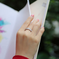 Sterling Silver Goose Egg Ring For Women