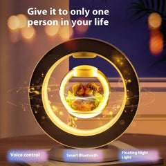 Magnetic Suspension Preserved Fresh Flower Bluetooth Audio Creative Valentine's Day Christmas Gift