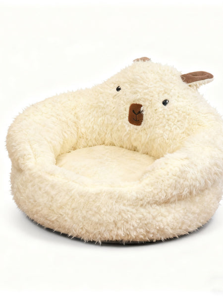 Dog House Winter Warm Dog Bed Semi-Enclosed Dog Cage Pet Pad Pet Dog Bed Removable Washable Cat Bed Dog Cage