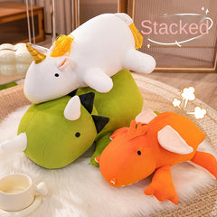 Cute Dinosaur Weighted Plush Panther Unicorn Dinosaur Stuffed Toy