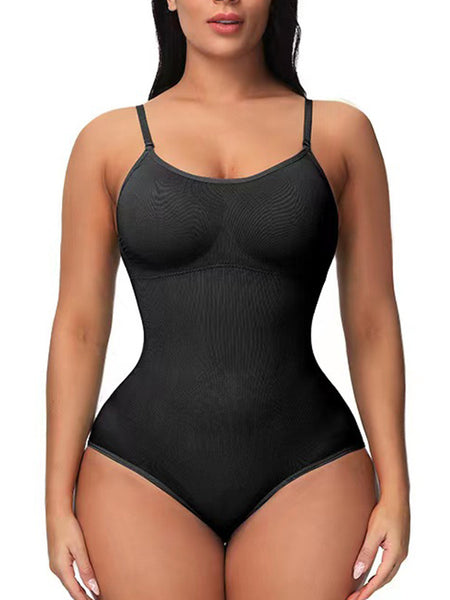 Non steel ring one-piece bra three-dimensional chest support body shaping and abdominal compression
