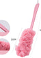 Long handled large bath brush, long handled scrubbing bath tool, flower bath brush, scrubbing bath brush, scrubbing bath ball, s