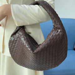 Large size women's woven bag large capacity hand-held armpit bag women's bag