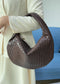 Large size women's woven bag large capacity hand-held armpit bag women's bag