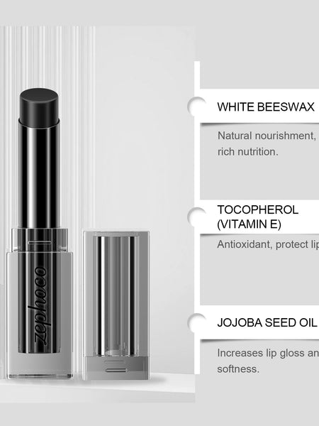 zephoco Obsidian Warming Lip Balm, Gently Moisturizes, Moisturizes, Reduces Lip Lines, And Careens Tender Lips