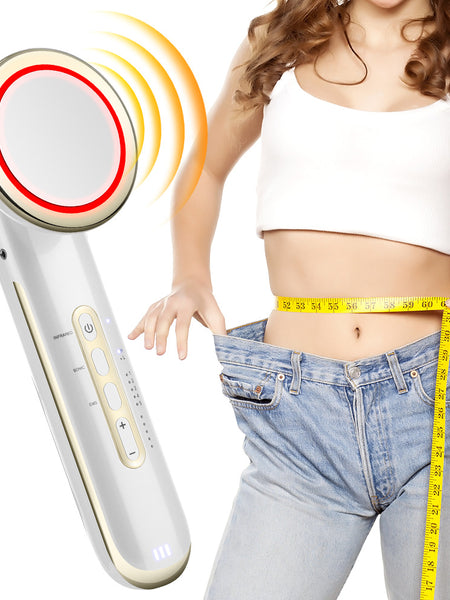 EMS Body Sculpting Device with 5 Modes, Rechargeable Far Infrared & Ultrasonic Fat Burning Slimming Beauty Instrument