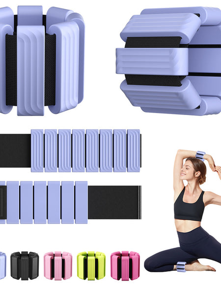 Weighted Wristbands: Silicone, for Weight Training/Yoga/Dance/Fitness (Also for Ankles)