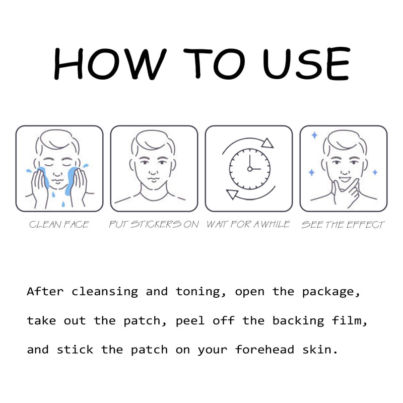 East Moon Anti-Wrinkle Forehead Patch For Men, Firming Forehead And Reducing Fine Lines And Wrinkles