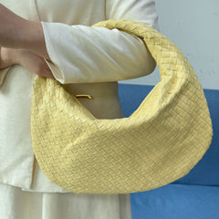 Large size women's woven bag large capacity hand-held armpit bag women's bag