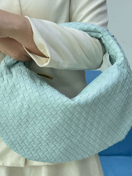 Large size women's woven bag large capacity hand-held armpit bag women's bag