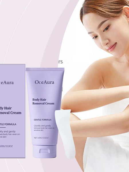 OceAura Body Hair Removal Cream, Gentle Body Hair Removal Hand Hair Leg Hair Cleansing Hair Removal Cream For Men And Women