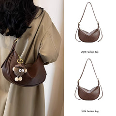 Trendy and popular shoulder bag, crossbody bag, dumpling bag