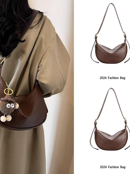 Trendy and popular shoulder bag, crossbody bag, dumpling bag