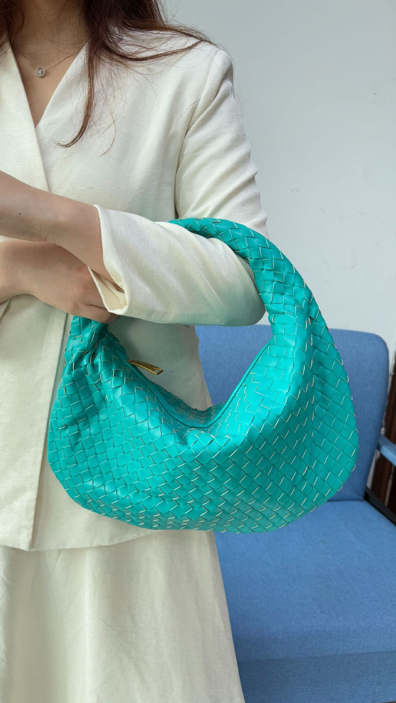 Large size women's woven bag large capacity hand-held armpit bag women's bag