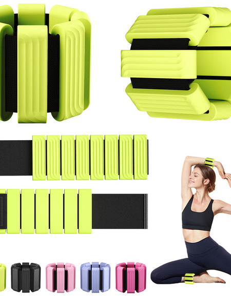 Weighted Wristbands: Silicone, for Weight Training/Yoga/Dance/Fitness (Also for Ankles)