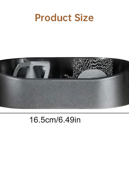 Coffee Portafilter Cleaning Kit - Machine Brush & Stand Set for Espresso, Wine Barrel, Bar & Stainless Steel Kitchen Tools