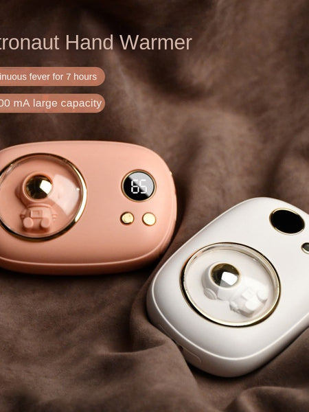 Mini Space Number Display Warm Hand Treasure 2-in-1 Warm Hand Treasure Charging