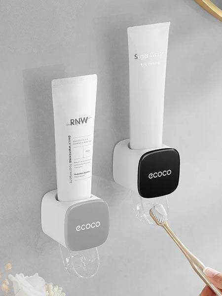 Wall - mounted Automatic Dust - proof Toothpaste Dispenser for Adults and Children - Bathroom Accessories Set