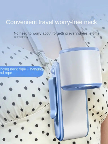 Handheld High-Speed Ice Cooling Fan — 100-Speed USB Rechargeable Portable Personal Fan, 3600mAh