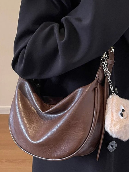 Trendy and popular shoulder bag, crossbody bag, dumpling bag