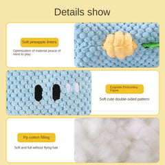 Dog Hammer Toy Self-Entertainment Durable Chew Rope Knot with Sound for Small Dogs, Golden Retriever, Teddy Pet Supplies